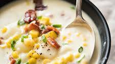 Corn Chowder with Bacon