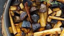 Cozy Root Vegetable Roast with Gingersnap Gravy