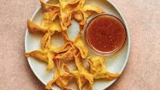 Crab Rangoon (Crab Puffs) With Sweet and Sour Sauce
