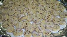 Cranberry Lemon Shortbread Cookies