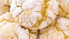 Cream Cheese Lemon Crinkle Cookies