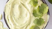 Creamy Avocado Lime Cilantro Sauce (for Tacos, Chicken, & Salmon)