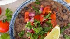Creamy Black Beans with Coconut Milk