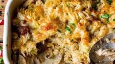 Creamy Chicken Alfredo Pasta Bake
