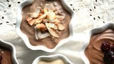 Creamy Chocolate and Vanilla Mousse (Fig Pudding)
