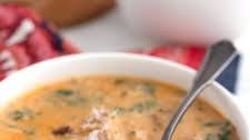Creamy Keto Tuscan Chicken Soup