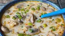 Creamy Leftover Turkey Mushroom Soup