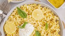 Creamy Lemon Pepper Burrata Pasta