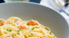 Creamy Lemon Salmon Pasta Recipe