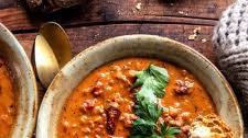 Creamy Lentil Sun-dried Tomato Soup