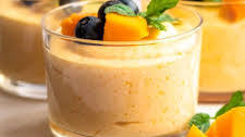 Creamy Mango Mousse (No Gelatin)