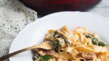Creamy Miso Mushroom Fettuccine Alfredo