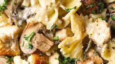Creamy Mushroom Chicken Pasta