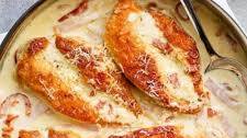 Creamy Parmesan Carbonara Chicken