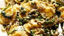 Creamy Pesto Ravioli