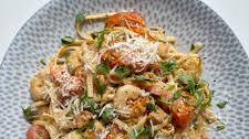 Creamy Prawn and Chorizo Linguine