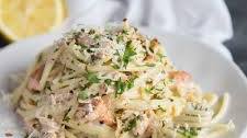 Creamy Salmon Pasta in a Dill Sauce