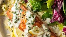 Creamy Salmon Piccata