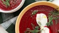 Creamy Ukrainian Borscht