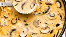 Creamy Vegan Mushroom Soup