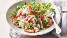 Creamy smoked salmon and lemon pasta