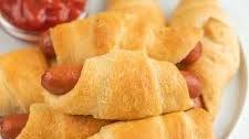 Crescent roll pigs in a blanket