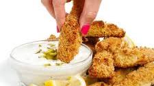 Crispy Baked Fish Sticks with Tartar Sauce