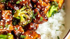Crispy Baked Teriyaki Tofu