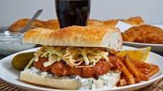 Crispy Beer Battered Fish Sandwich