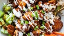 Crispy Buffalo Chicken Bowls