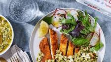 Crispy Chicken Cutlets With Spicy Olive Gribiche