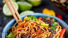 Crispy Chilli Beef Noodles