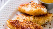 Crispy Coconut Chicken with Spicy Honey Orange Sauce