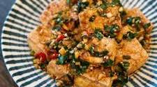 Crispy Garlic Tofu