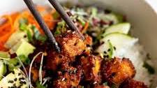 Crispy Gochujang Korean Tofu