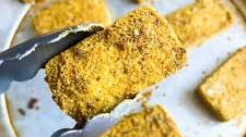 Crispy Herb Crusted Tofu Steaks