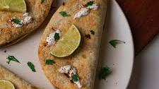 Crispy Mushroom and Shredded Tofu Shawarma Tacos
