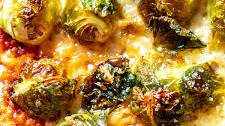 Crispy Parmesan Crusted Brussels Sprouts Recipe