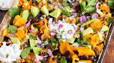 Crispy Sweet Potato Nachos