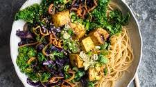 Crispy Tofu & Kale Stir Fry