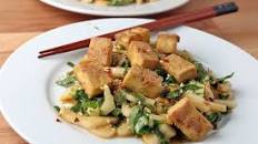 Crispy Tofu and Bok Choy Salad