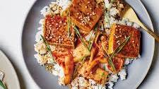 Crispy Tofu with Maple-Soy Glaze