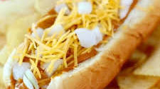 Crock Pot Chili Cheese Dogs