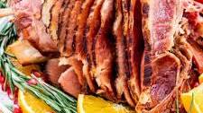 Crockpot Brown Sugar Cola Glazed Ham