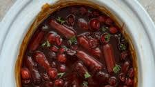 Crockpot Cranberry BBQ Smokies