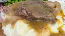 Crockpot Elk Roast with gravy