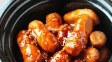 Crockpot Honey Garlic Smokies