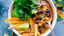 Crockpot Salsa Verde Chicken Soup