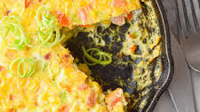 Crustless Corn and Bacon Pie