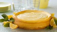 Crustless Lemon Cheesecake